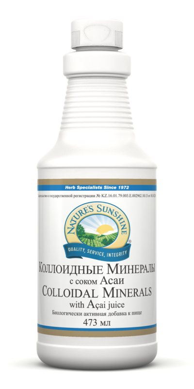 Коллоидные минералы с соком Асаи (Colloidal Minerals with Acai Juice) 473 мл